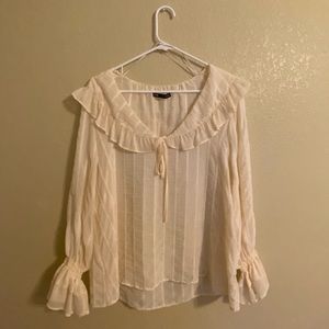 Zara Peasant Top